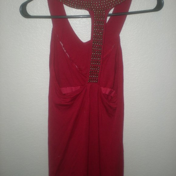 SPENSE Brand  Top  Shirt   NWOT  Red   Size Medium Halter - Picture 3 of 3